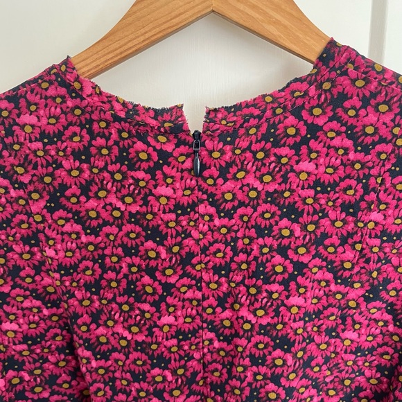 REBECCA VALLANCE Rosette Belted Floral-Print Silk Crepe De Chine Mini Dress - Picture 10 of 16